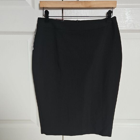 Black Label Black Knee-Length Pencil Skirt - Picture 3 of 16